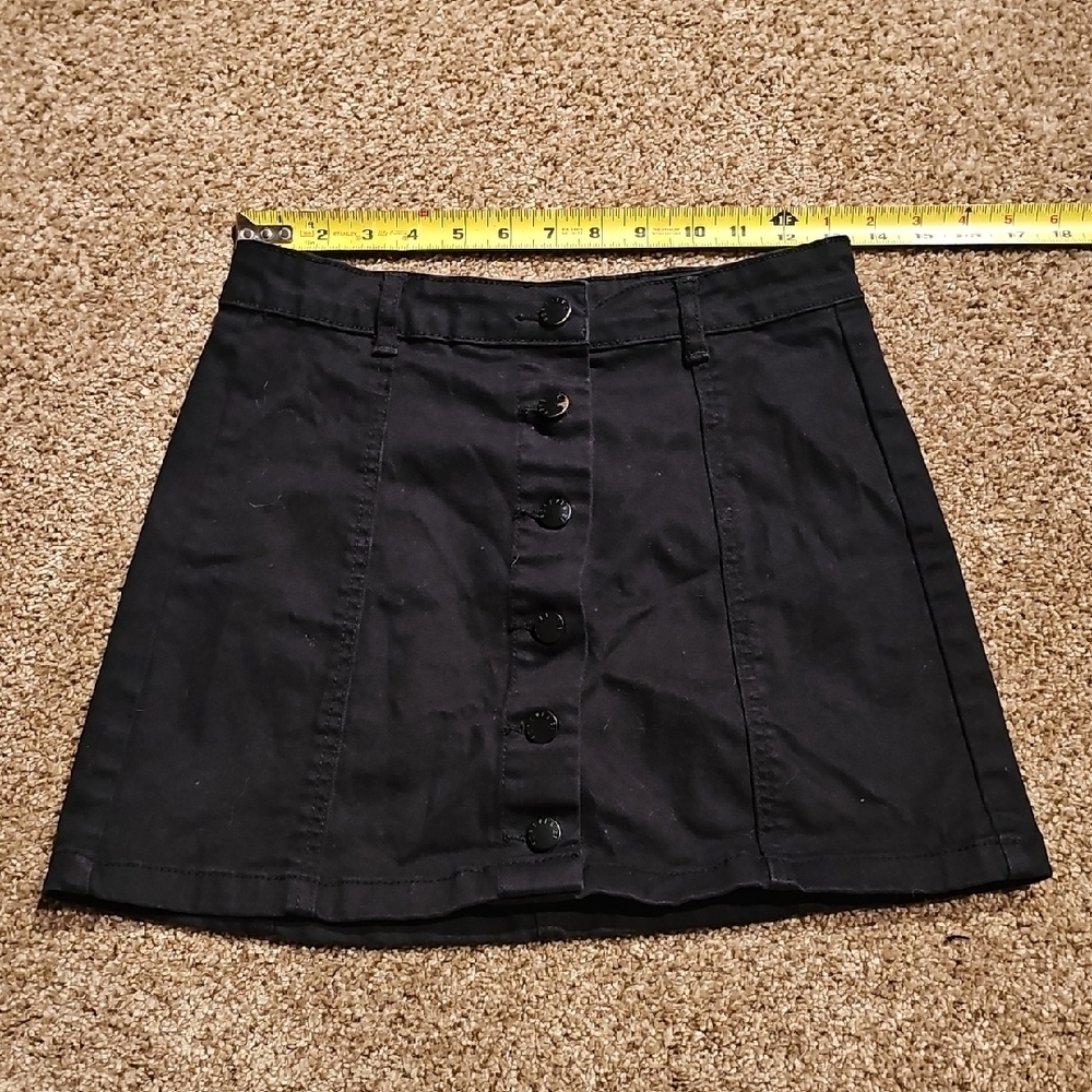 Black Mini Skirt for Casual Work